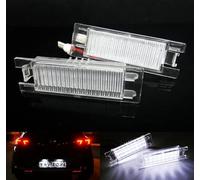 RZG 2x LED matrícula luz blanca para Astra H J Corsa C D Insignia Meriva Tigra