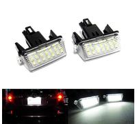 RZG 2x Luz LED de Matrícula Blanca Canbus Compatible con Verso Verso S Yaris Vitz Auris Touring Sports Avensis Avalon