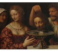 RZHRHJES Abstracto Cuadro Pintura Sobre Lienzo Pared Arte Cuadro El verdugo presentando a Herodías con la cabeza de Juan de Bernardino Luini para Decoración de Paredes 60x90cm
