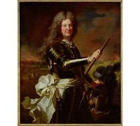 RZHRHJES Abstracto Cuadro Pintura Sobre Lienzo Pared Arte Cuadro Retrato de Carlos Augusto de Matignon Conde de Gace Mariscal de Francia por Hyacinthe Rigaud para Decoración de Paredes 60x90cm