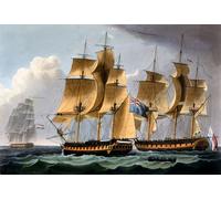 RZHRHJES Clásicas Poster Pintura Impresión Pintura de Lienzo Nórdico Captura de Furie y Waakzaamheid por Whitcombe para la Decoración del Hogar del Dormitorio 60x90cm