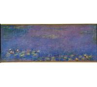 RZHRHJES Clásicas Poster Pintura Impresión Pintura de Lienzo Nórdico el lavabo con nenúfares sin sauces por la mañana de Claude Monet para la Decoración del Hogar del Dormitorio 60x90cm