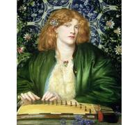 RZHRHJES Clásicas Poster Pintura Impresión Pintura de Lienzo Nórdico Elde Dante Gabriel Charles Rossetti para la Decoración del Hogar del Dormitorio 60x90cm