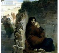 RZHRHJES Clásicas Poster Pintura Impresión Pintura de Lienzo Nórdico La masacre de los inocentes de León Cogniet para la Decoración del Hogar del Dormitorio 60x90cm