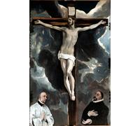 RZHRHJES Cuadro Sobre Lienzo Impresión en Lienzo Cuadro de pared Adoraciones a Cristo en la Cruz de El Greco para Decoraciones del Hogar 60x90cm