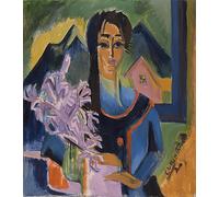 RZHRHJES Cuadro Sobre Lienzo Impresión en Lienzo Cuadro de pared El loam pit de Ernst Ludwig Kirchner para Decoraciones del Hogar 60x90cm