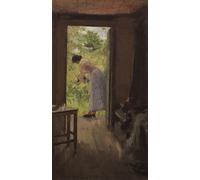 RZHRHJES Cuadro Sobre Lienzo Impresión en Lienzo Cuadro de pared en el País Constantin Alexeievitch Korovin para Decoraciones del Hogar 60x90cm