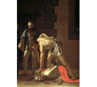 RZHRHJES Cuadro Sobre Lienzo Impresión en Lienzo Cuadro de pared La decapitación de San Juan Bautista de Merisi Caravaggio para Decoraciones del Hogar 60x90cm