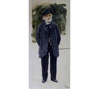 RZHRHJES Cuadro Sobre Lienzo Impresión en Lienzo Cuadro de pared Retrato de Giuseppe Verdi por Leopoldo Metlicovitz para Decoraciones del Hogar 60x90cm