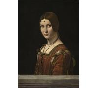 RZHRHJES Cuadro Sobre Lienzo Impresión en Lienzo Cuadro de pared Retrato de una mujer desconocida de Leonardo Da Vinci para Decoraciones del Hogar 60x90cm