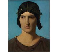 RZHRHJES Cuadro Sobre Lienzo Impresión en Lienzo Cuadro de pared Retrato de una mujer romana de Jean léon para Decoraciones del Hogar 60x90cm