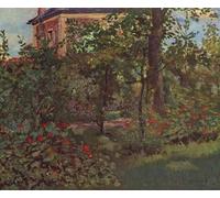 RZHRHJES Cuadro Sobre Lienzo Impresión en Lienzo Cuadro de pared un rincón en el jardín de Bellevue de Edouard Manet para Decoraciones del Hogar 60x90cm
