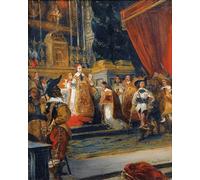 RZHRHJES Decorativos Cuadro en Lienzo Clásicas Poster Cuadro Pintura el Cardenal De Richelieu por Ferdinandeugene Delacroix para Decoraciones del Hogar 60x90cm