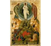 RZHRHJES Decorativos Cuadro en Lienzo Clásicas Poster Cuadro Pintura la Transfiguración de Nuestro Señor por Novgorod School para Decoraciones del Hogar 60x90cm