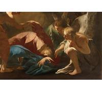 RZHRHJES Decorativos Cuadro en Lienzo Clásicas Poster Cuadro Pintura Milán Iglesia de San Francesco Da Paola Andrea Pozzo de Andrea Pozzo para Decoraciones del Hogar 60x90cm