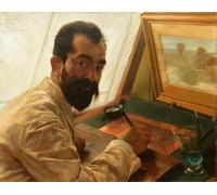 RZHRHJES Decorativos Cuadro en Lienzo Clásicas Poster Cuadro Pintura Retrato de Leopoldo el Grabador de Lawrence Alma tadema para Decoraciones del Hogar 60x90cm