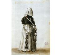 RZHRHJES Decorativos Cuadro en Lienzo Clásicas Poster Cuadro Pintura Túnicas de la Cofradía del Sufrimiento de la Muerte de Jan Van Grevenbroeck para Decoraciones del Hogar 60x90cm