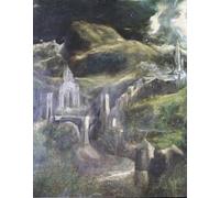 RZHRHJES Natural Pintura Cuadro Cuadro en Lienzo Impresión Pintura Detalle de la Inmaculada Concepción de Toledo Óleo sobre lienzo Ver de El Greco para la Decoración del Hogar del Dormitorio 60x90cm