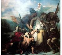 RZHRHJES Natural Pintura Cuadro Cuadro en Lienzo Impresión Pintura El Cantar de los Cantares de Gustave Moreau para la Decoración del Hogar del Dormitorio 60x90cm