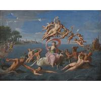 RZHRHJES Natural Pintura Cuadro Cuadro en Lienzo Impresión Pintura El rapto de Europa de Nicolás Colombel para la Decoración del Hogar del Dormitorio 60x90cm