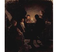 RZHRHJES Natural Pintura Cuadro Cuadro en Lienzo Impresión Pintura en la familia de la clase obrera Nikolaj Alexejewitsch Kassatkin para la Decoración del Hogar del Dormitorio 60x90cm