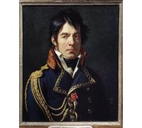 RZHRHJES Natural Pintura Cuadro Cuadro en Lienzo Impresión Pintura Jean Larrey Retrato del barón Jean Larrey por Anne Louis Girodet De Roucy Trioson para la Decoración del Hogar del Dormitorio 60x90cm
