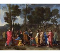 RZHRHJES Natural Pintura Cuadro Cuadro en Lienzo Impresión Pintura Nicolas Siete Sacramentos: Ordenación Óleo sobre lienzo Barroco de Nicolas para la Decoración del Hogar del Dormitorio 60x90cm