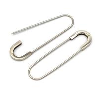 RZJHP 5 alfileres de Seguridad Grandes de Metal Dorado de 80 mm, Resistentes, alfileres de Seguridad más Grandes, alfileres Grandes para Falda Escocesa, broches, alfileres de Seguridad de Metal
