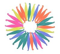 RZJZGZ Bandas elásticas dentales para aparatos ortopédicos, desechables, de plástico, ortodóncia, elásticos, multicolor (30 unidades)