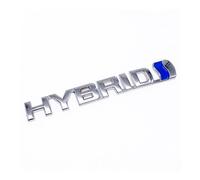 RZL 1 Pieza de calcomanías con Logotipo híbrido 3D Que se Pueden reinstalar en el vehículo, emblemas y distintivos de Metal Etiquetas engomadas del Estilo del Coche(Silver)
