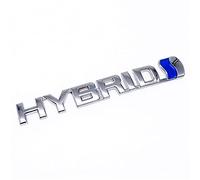 RZL 3 estilos Accesorios de Auto HÍBRIDO 3D Etiquetas engomadas del logotipo del automóvil Realización de la etiqueta del emblema de metal para todos los modelos de automóviles Etiquetas engomadas del