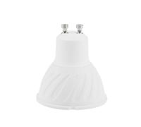 RZL Lighting, Paquete de 12, bombilla LED COB con chip AC220V 6W MR16/GU10/E27/E14, lámpara de foco LED for iluminación del hogar(Warm White 120 Angle,GU10)