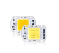 RZL Lighting, Paquete de 2, foco LED COB DIY, 20W/30W/50W AC220V, luz de inundación de matriz, lámparas LED integradas for exteriores(Blanco,20W)