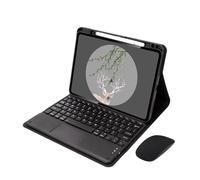 RZL TAB Accesorios Compatible with Xiaomi Pad 5 2021 11 pulgadas, cubierta de la caja del teclado con teclado Bluetooth Keyboard Mouse Tablet Funda Compatible with Xiaomi Mi Pad 5 Pro ( Color : Black