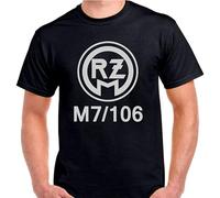 RZM Solingen WWI WWII German Dagger Maker Mark Sword Knife Unisex 100% Cotton Short-Sleeve T-Shirts Black XXXL