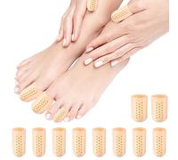 RZMZBY 10PCS Protector Dedos Pie Transpirable,Protector dedo gordo pie,Protector De Dedo Del Pie De Gel,Para Ampollas, Callos, Alivio Del Dolor De Fricción y Mucho Más