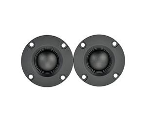 RZQMPV 2 Pulgadas 4/6/8 Ohm 15W Doma Película de Seda Tweeters Tweeters Audio Altavoces Neodimio HiFi Treble 20 Cores Mini PERTENIDO PORTÁTIL 2pcs Sistema de Sonido de estantería (Color : 6 Ohm)