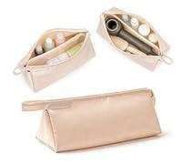 Rzspher Bolsa de Viaje, Compatible con Dyson Airwrap Styler y rizador, con Compartimentos Interiores, Bolsa de Viaje portátil para Herramientas de Peinado, Cepillo de Aire Caliente y secador (Beige)