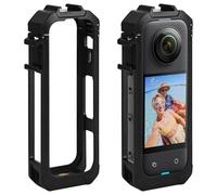 Rzspher Marco protector para Insta360 X5, jaula de cámara magnética de liberación rápida, carcasa de plástico resistente a los arañazos para Insta 360 x5 accesorios de cámara deportiva