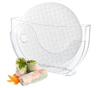 Rzspher Soporte para cuenco de agua de papel helado, 28 cm, papel de arroz, papel de arroz, rollo de verano, recipiente para papel de arroz, rollo de primavera, cuenco de agua (papel de arroz no