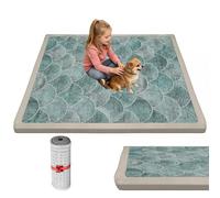 RZUMXOPY Alfombra Bebe Gruesa 140 x 180 cm Antideslizante Tapete Niño para Gatear y Jugar, Tapete Actividades de Interior, Alfombras Juegos Bebes Fáciles de Limpiar