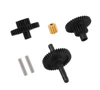 RZXYLRC Juego de engranajes de transmisión de rango de velocidad 9.7:1 de acero de metal con piñón de motor de 11 dientes para TRX4M 1/18 piezas de actualización #9776X