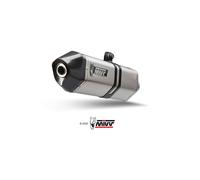 Mivv Suzuki Dl V-Strom 650 2019 19 Escape Moto Silenciador Speed Edge Inox