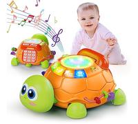 s 6 to 12 Months, Tummy Time Toy for 12-18 Months, Musical Turtle Crawling Toys with Light & Sound, Birthday Gift Early Educational Toy for Baby Infant 3-6 7 8 9 10 Months 1 2 Year Old
