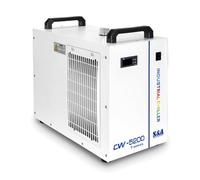 S&A Genuine CW-5200TH Industrial Water Chiller Enfriador de Agua Industrial 7L Capacidad para máquinas de Grabado y Corte por láser de CO2 de 80W-150W