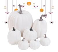 s Artificial 7 Piezas Verduras De Espuma Realistas Para Halloween Otoño