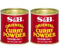 S&B - Curry Japonés, Curry Spice en Polvo, Sazonador Picante, Sabor Picante Suave, Condimento ideal para tus Recetas - 85 g (Paquete de 2)