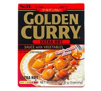 S & B GOLDEN CURRY EXTRA HOT 230gr - extra picante con vegetales