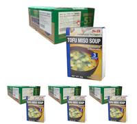 S&B Sopa de miso Tofu instantáneo paquete de 4 x 30 gr 0.03 ml