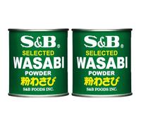 S & B Wasabi en polvo 1,06 onzas (30g) Latas (paquete de 2) por S & B Alimentos